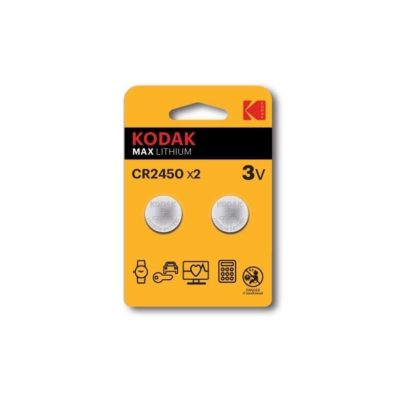 Kodak Batteries Max. Cr 2450 Blister X 2 Pieces