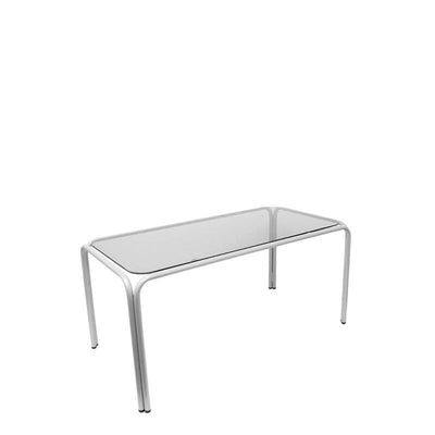 Piqueras And Crespo Desk Vega Chasis Silver Glass Fume ¡ultimas Units — image 1
