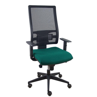Piqueras And Crespo Chair Horna Bali Green Bottle Arms Regulables — image 1