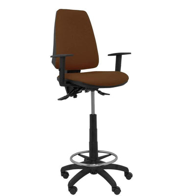 Piqueras And Crespo Taburete Elche S Bali Brown Oscuro Arms Regulables — image 1
