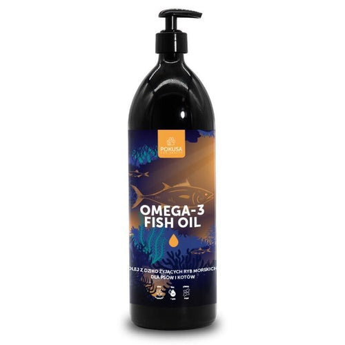 Pokusa OMEGA-3 Fish Oil - Oil Pescado Perros And Gatos – 1000ML — image 1