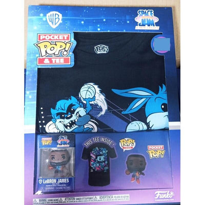 Funko Pop & Tee Space Jam Looney Tunes Lebron James + T-shirt Size L — image 1