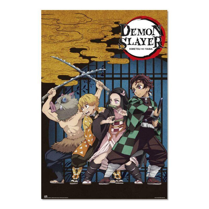 Poster House Tambores Demon Slayer Kimetsu No Yaiba