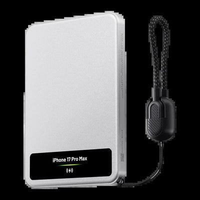 Sharge Power Bank Smart Magnetic M8 5000MAH Silver QI2 Magsafe 15W — image 1