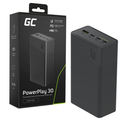 Powerbank 30 000MAH, 22.5W, 4 Ports Black — image 1