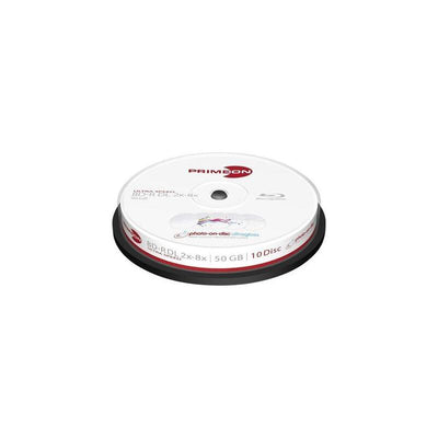 Primeon Bd-r Dl 50GB 2-8X, Ultra Speed, Bobina (10 Drives — image 1