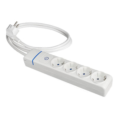 Solera Prolongador With 4 Sockets 2P + T, 16A 250V With Switch Luminoso. 1.5M Cable H05VV-F 3G1,5MM². 8014PIL — image 1
