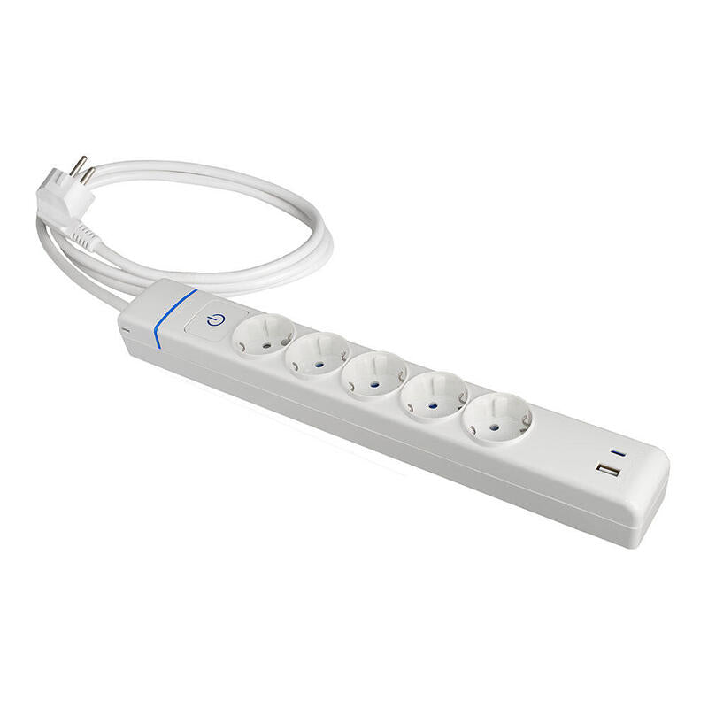 Solera Prolongador With 5 Sockets 2P + T, 16A 250V. MÁX.3680W 850°C Gwt 51ILAC