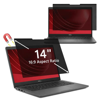 Screen Protector 14 Magnetic With Filter Privacy Dell Latitude 3450 3460 3470 Inspiron 14 3000 310X181 Mm — image 1