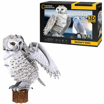 Puzzle 3D Puchacz Sniezny — image 1
