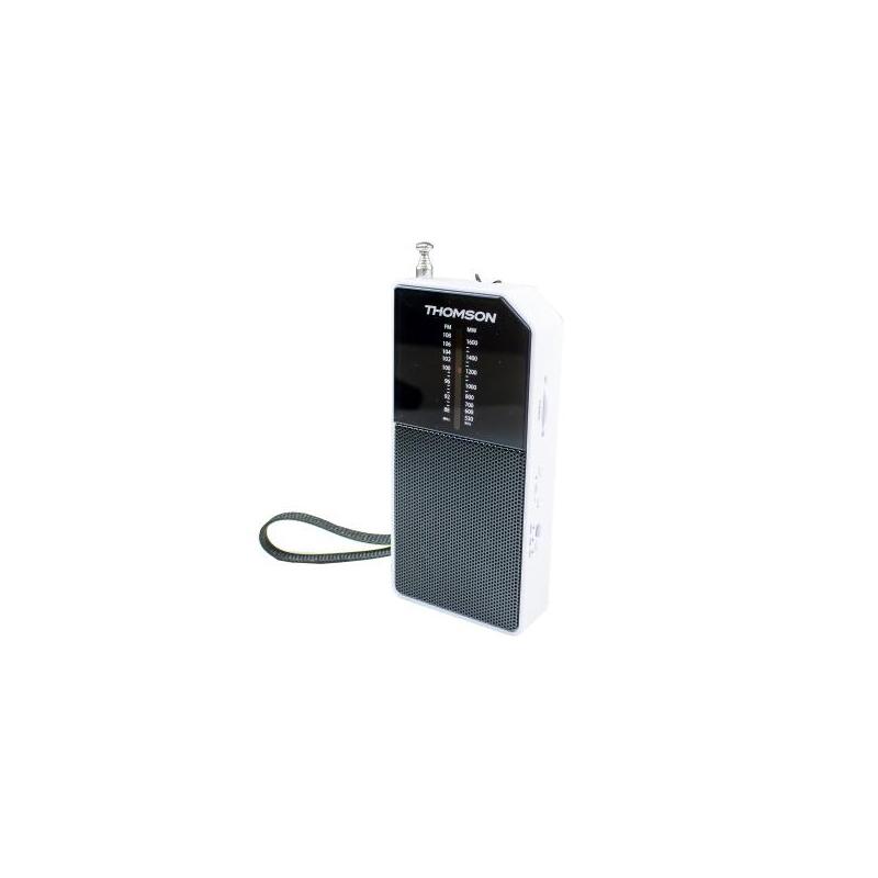 Thomson Radio RT205 Fm/Am Laptop Analogica - Antenna Telecopica - White/Black