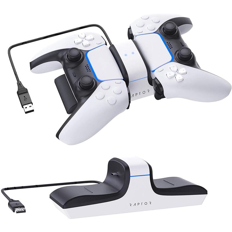 Raptor Gaming Ladestation Playstation 5 USB-C Anschluss