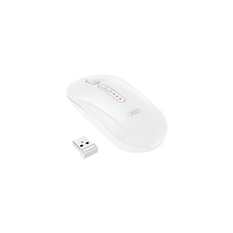 Xo Mouse M13 Wireless - Bluetooth And RF 2.4GHZ - 1600DPI - White
