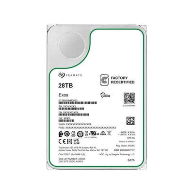 Seagate Refurbished Exos 28TB (sata 6GB/S, 3,5) ST28000NM000C — image 1