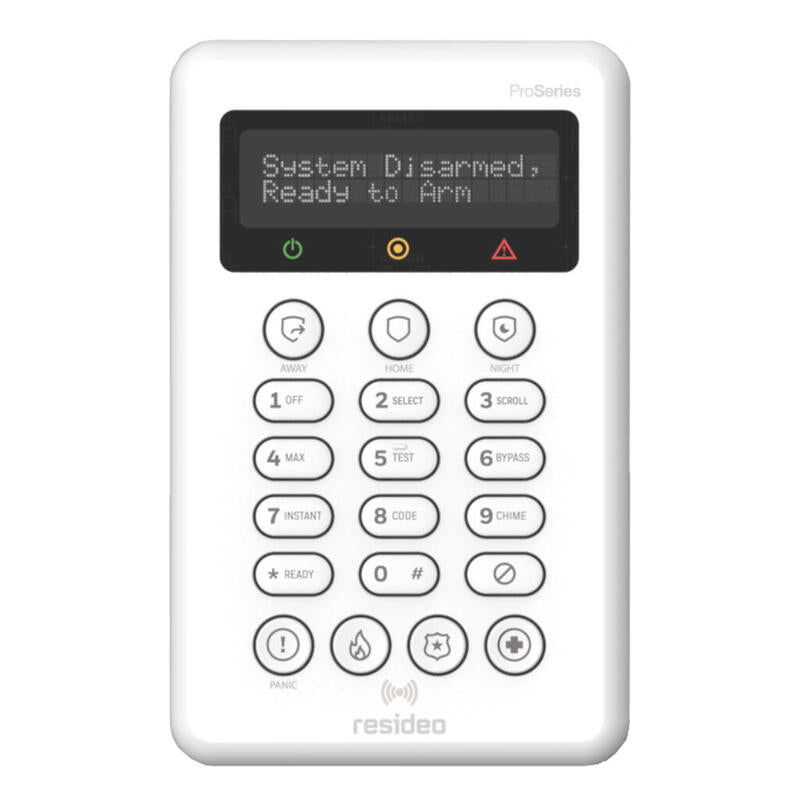Resideo Prosixlcdkp-eu Keyboard LCD Wireless Proseries