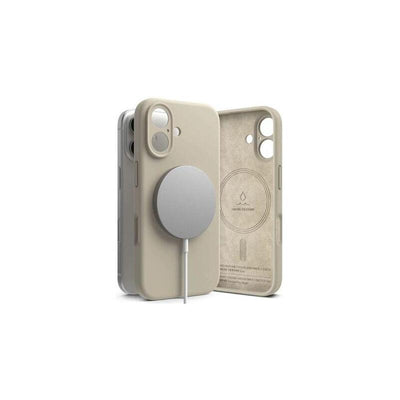 Ringke Silicone Magnetic Iphone 16 Bezowy — image 1
