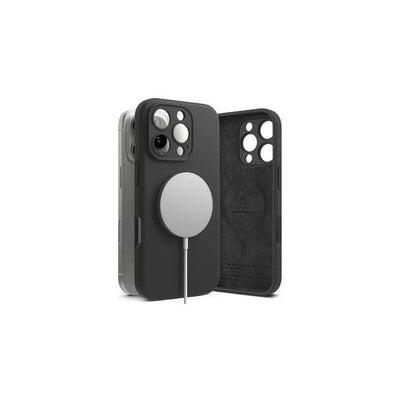 Ringke Silicone Magnetic Iphone 16 Pro Max. Black — image 1