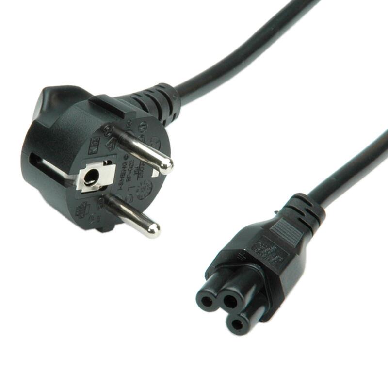 Roline Cable Power 3POL. Notebook-conector Female Black 3M