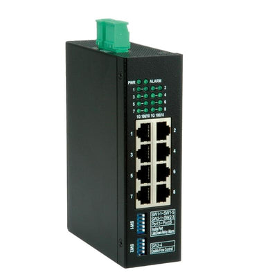 Roline Industrial Gigabit Switch, 8X RJ-45 — image 1