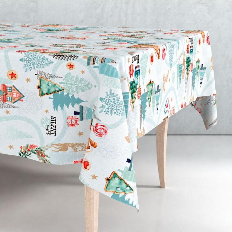Roll Hule Tablecloth With Design Christmas 1,40 X 25M