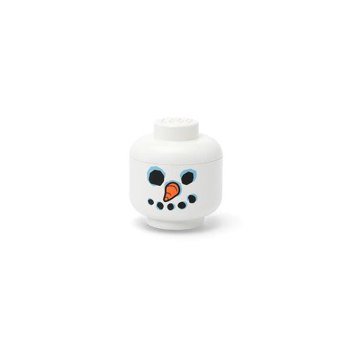 Lego Room Copenhagen Storage Head Snowman, Mini White 40330817 — image 1