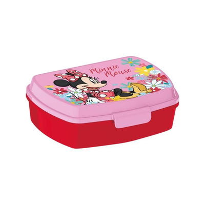 Safta Minnie Mouse Naive Sandwichera - Pvc Without Bpa - Rectangular - Pink — image 1