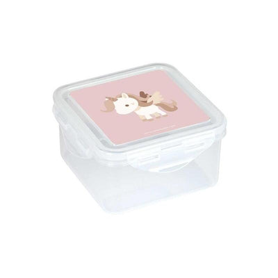Safta Unicornio Lunch Box 1.27L - Pvc Without Bpa - Closure Airtight a Presion - 130X130X75MM - Transparent — image 1
