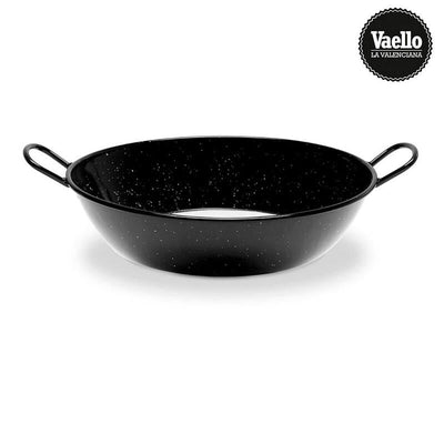 Vaello Frying Pan Honda Esmaltada With Asas Inducción-vitroceramica Ø28CM. — image 1