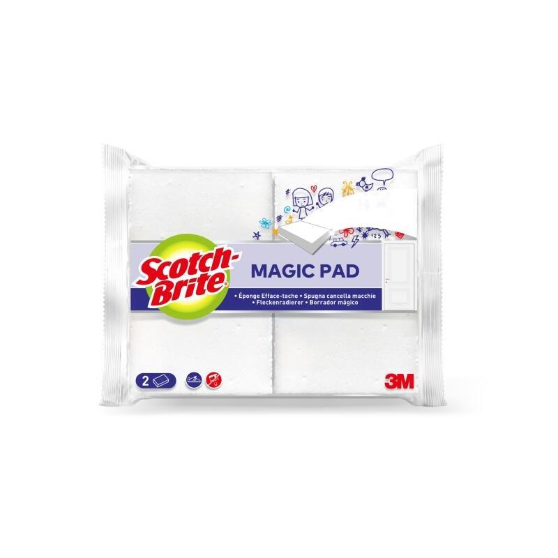 Scotch-brite Magic Pad Pack 2 Esponjas Magica Cleaning - White