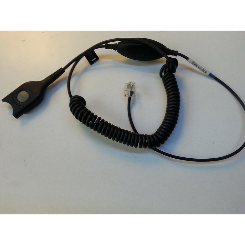 Sennheiser Cstd 24 Cable Basico: Desconector Easy a Connection Directa Cable Rizado) Algunos Phones Code 24
