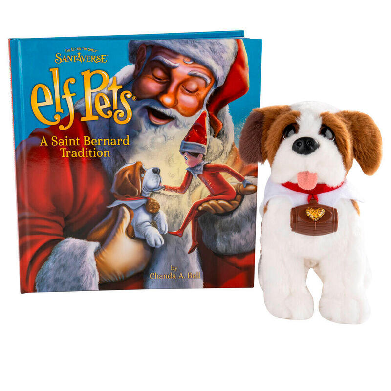 Set Cuento + Plush Toy Perro San Bernando Elf Pets Spanish