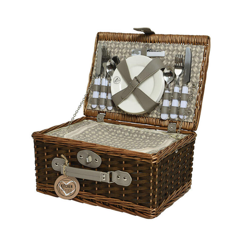 Set Of Picnic Basket Mimbre 803269