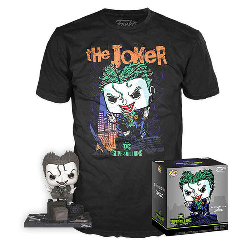 Set Figure Pop &38, Tee DC Comics Jim Lee Joker — image 1