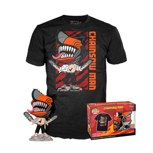 Set Figure Pop Tee Leaping Chainsaw Man Size S — image 1