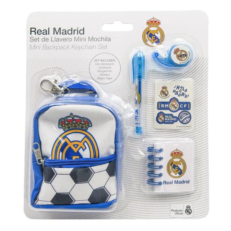 Set Papeleria Mini Backpack Real Madrid