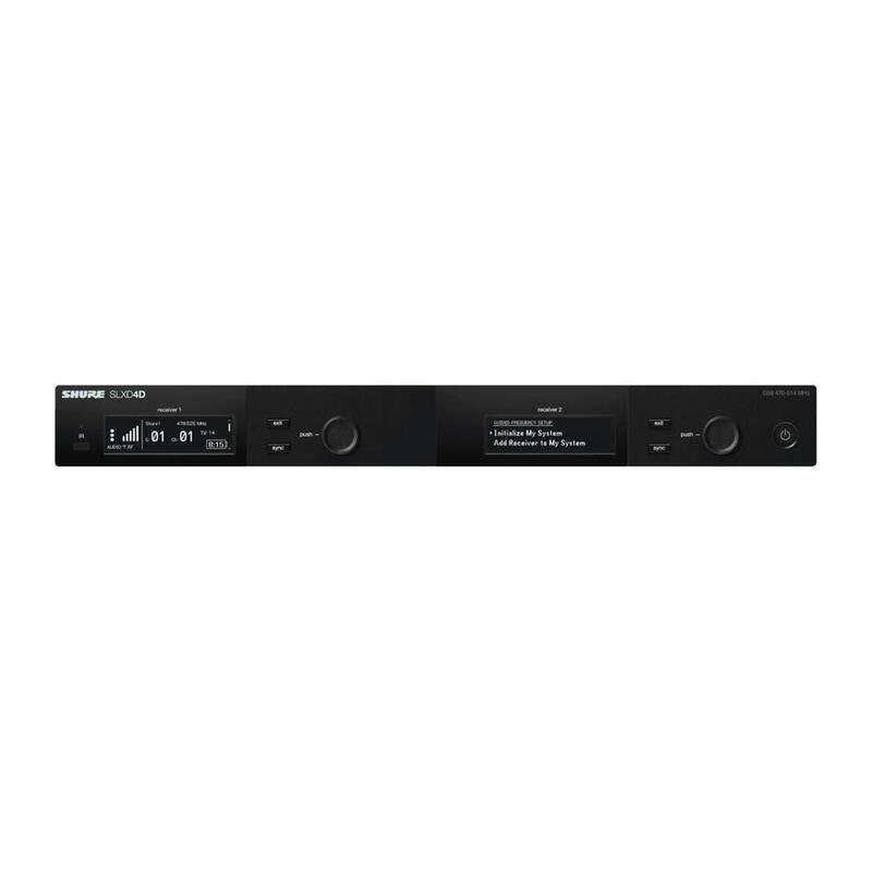 Shure SLXD4DE-G59 - Receptor Microphone Wireless 470 - 514MHZ