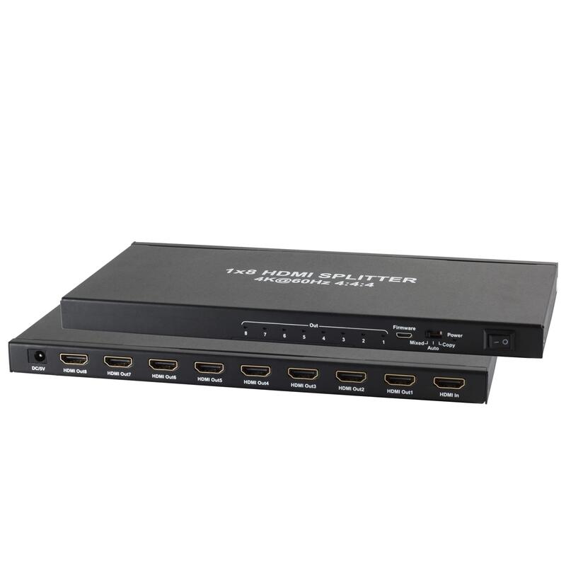 Shvp SP05-10003 - HDMI Shvp SP05-10003 - HDMI Splitter 4K/2K 60 HZ Hdr 2,50CM (1) 8OUT (SP05-10003)