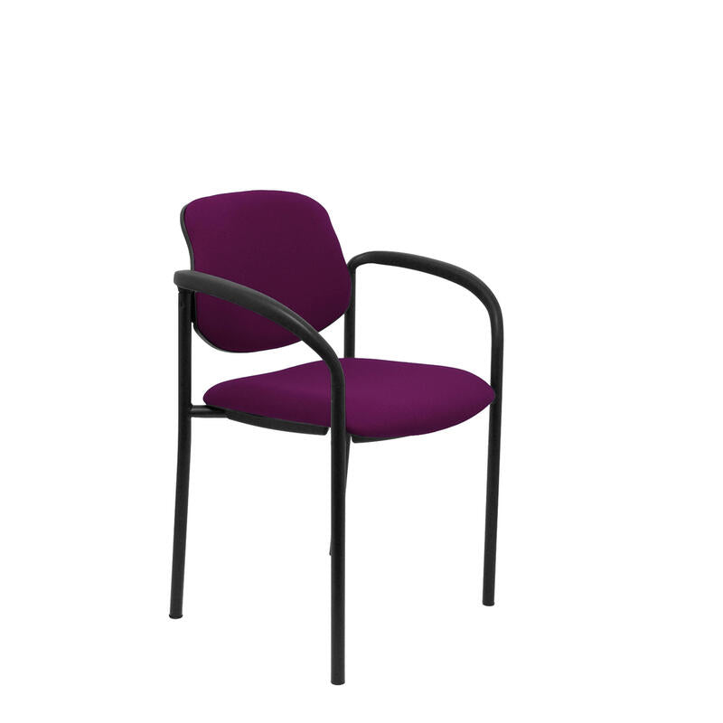 Chair Fixed Villalgordo Bali Purple Chasis Black C