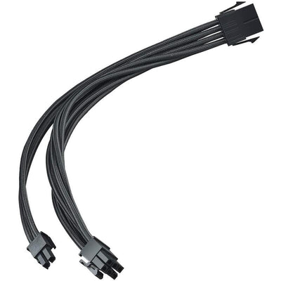 Silverstone SST-PP07E-PCIB - Cable Extensor Enfundado 25CM 8PINES a Pci- And 6 + 2 — image 1