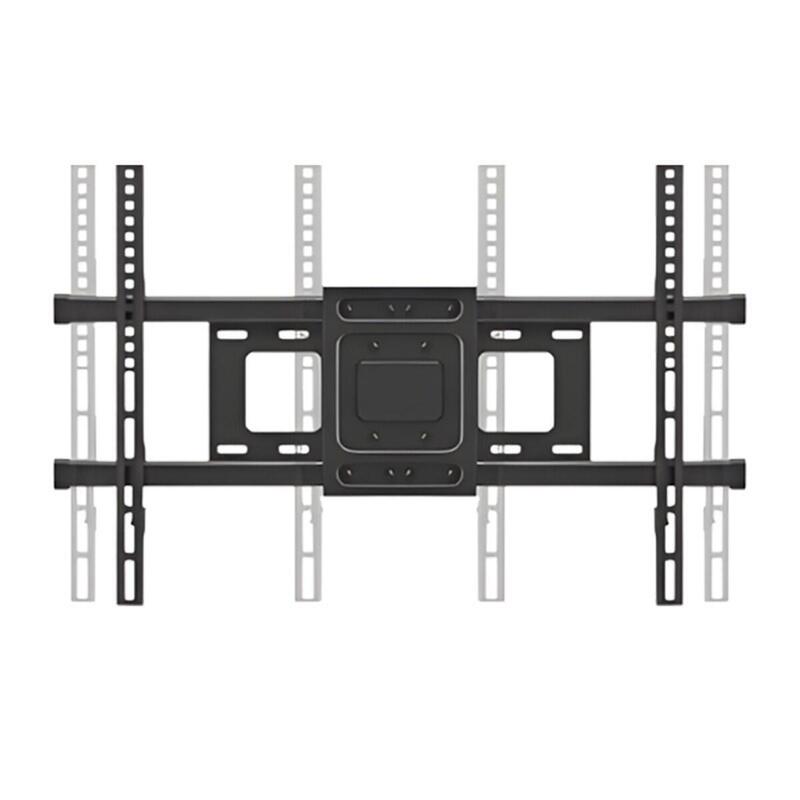 Maclean Stand TV , VESA Max. 600X400, 32-85, 60KG, Ajuste Ángulo Horizontal And Vertical, Perfil 65-390MM, Bla