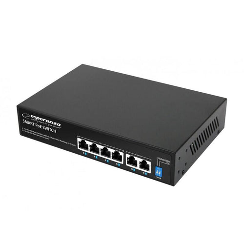 Switch 6-PUERTOS PoE 10/100/1000 65W Goliath ENS107 — image 1