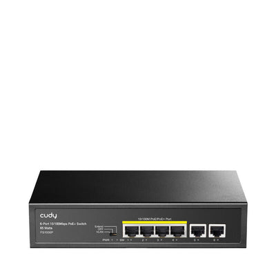 Cudy Switch 6-PORT 10/100M PoE + Switch 60W — image 1