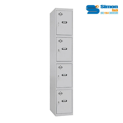 Simon Taquilla Metalica Pro Simonlocker 1/4 300 Desmontada 4 Departamentos 180X30X50CM Rack — image 1