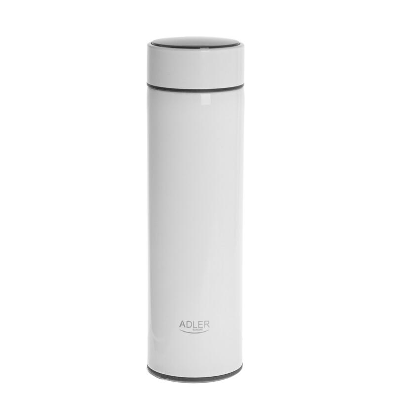Adler Mug Thermal Ad 4506W, Led, 0,473 L, White