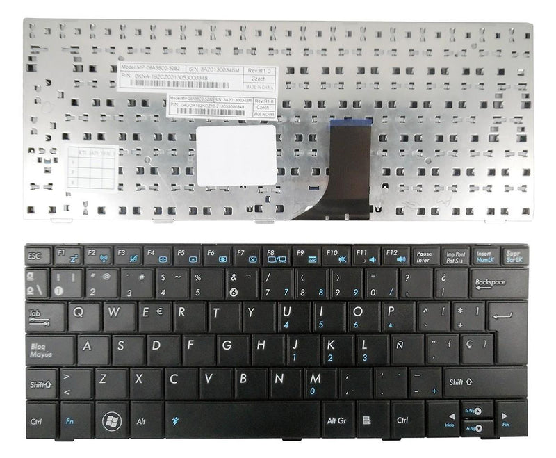 Keyboard Laptop Asus Eee PC 1005HA 1005P Black