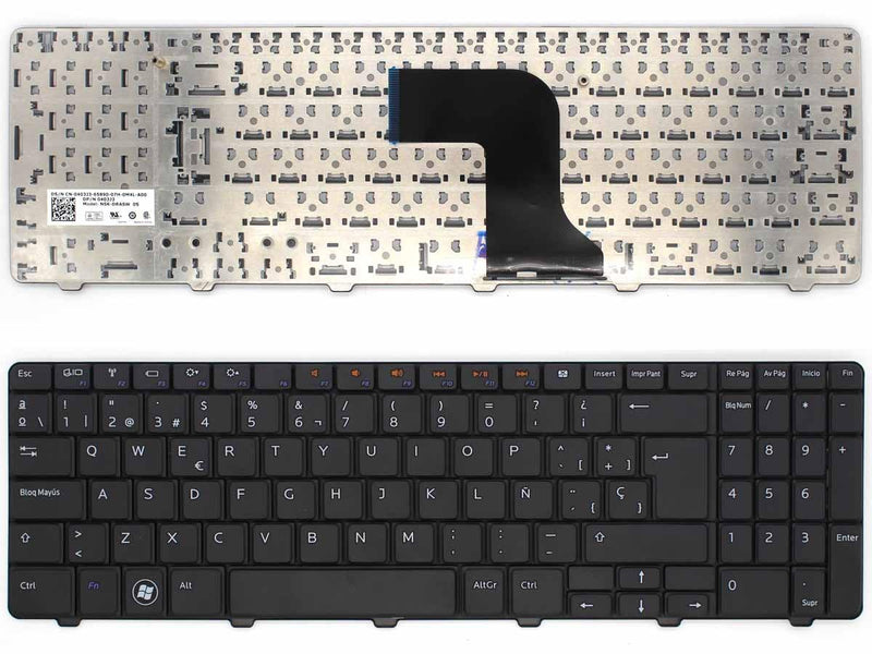 Keyboard Laptop Dell Inspiron N5010 M5010 15 Black