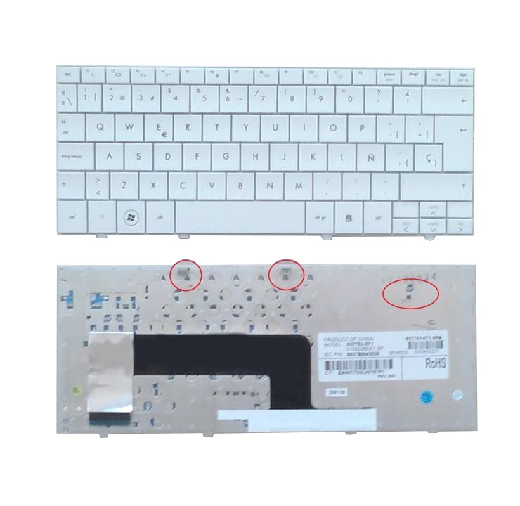 Keyboard Laptop HP Mini V100226EK1 537753-071 6037B0043026