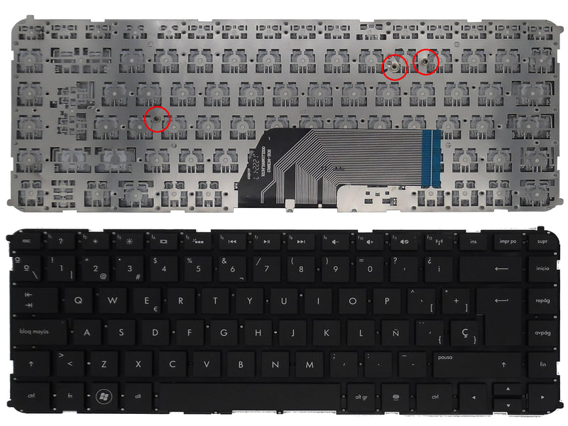 Keyboard Laptop HP PK130T51A17 MP-11M66E0J698W