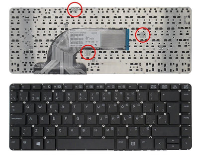 Keyboard Laptop HP Probook 440 G0 440 G1 445 G1 Black ( Without Frame Without Foil WIN8) — image 1