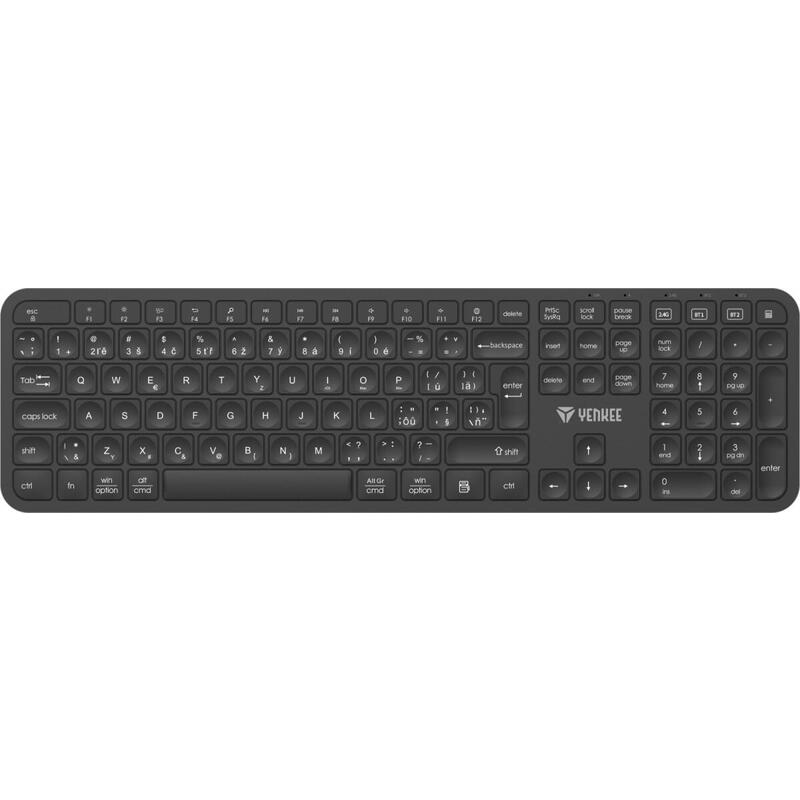 Wireless Keyboard Ego Dual 2.4G + BT1 + BT2